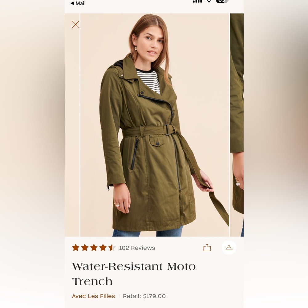 AVEC LES FILLES TRENCH COAT